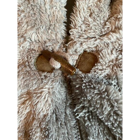 Cozy Carter Beige Bear Snowsuit With Feet And Hood Size 6 Months - Picture 5 of 8